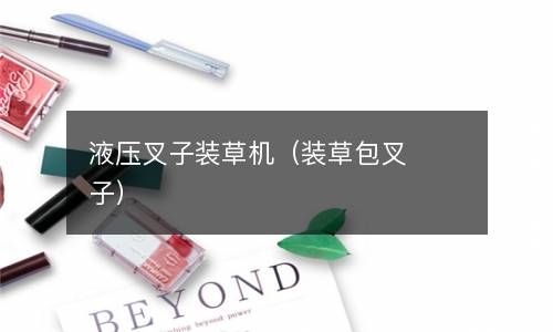 液压叉子装草机（装草包叉子） 