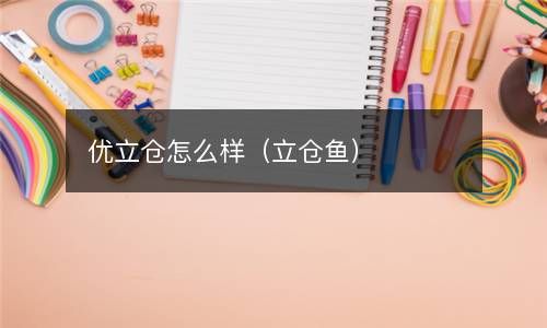 优立仓怎么样（立仓鱼） 